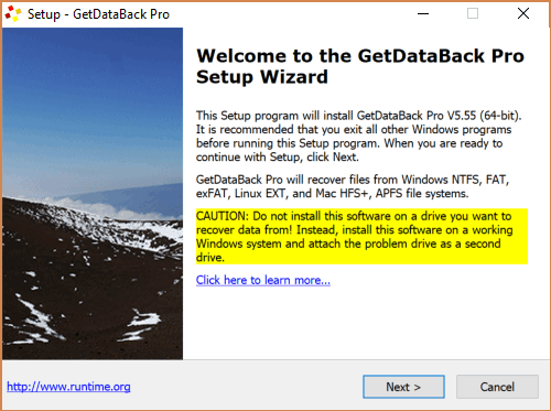 GetDataBack Pro-Installer